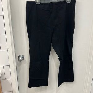 A new Day black cropped wide leg cropped pant